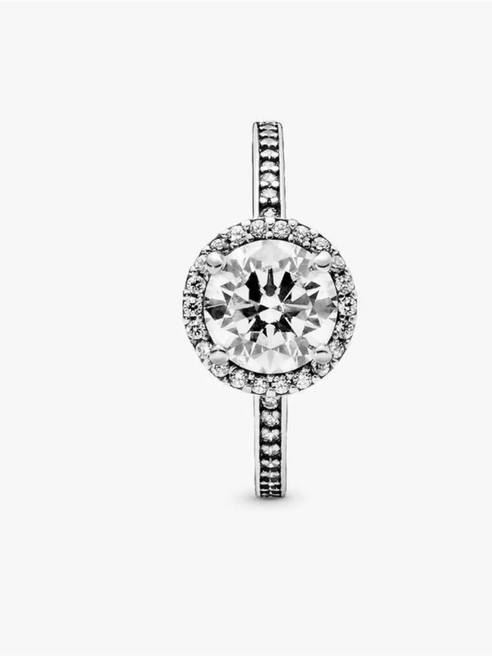 Pandora Round Sparkle Ring- Size 58/8.5